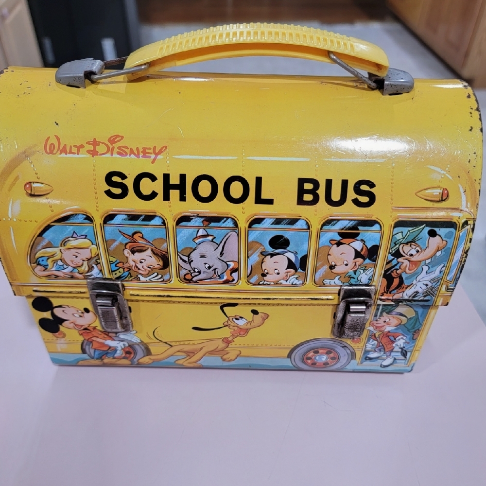 Vintage Disney School Bus Lunchbox